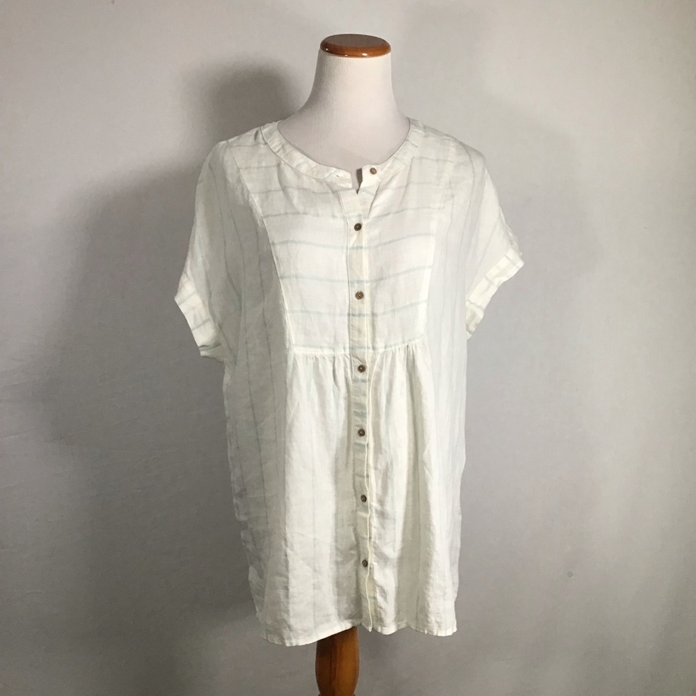 Christian Soriano 100% Cotton linen top